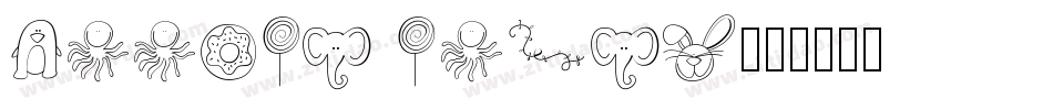 poodle lover字体转换